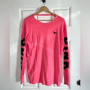 Victoria’s Secret Pink Long Sleeve Open-Back Sweatshirt